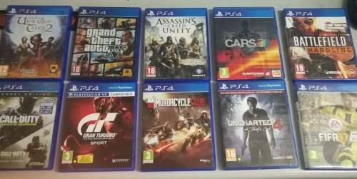 10 BRAND NEW playstation 4 GAMES