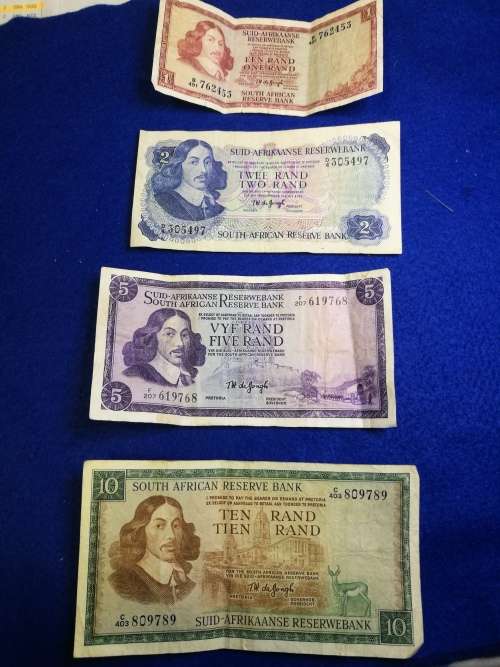 South African banknotes, T.W de Jongh
