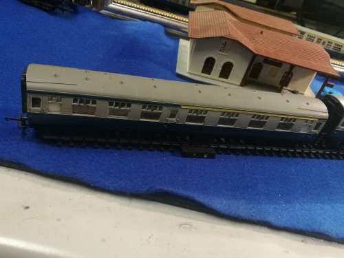 Tri-Ang train carriages, one bid takes both