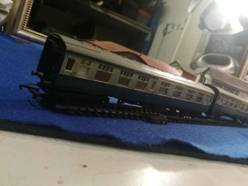 Tri-Ang train carriages, one bid takes both