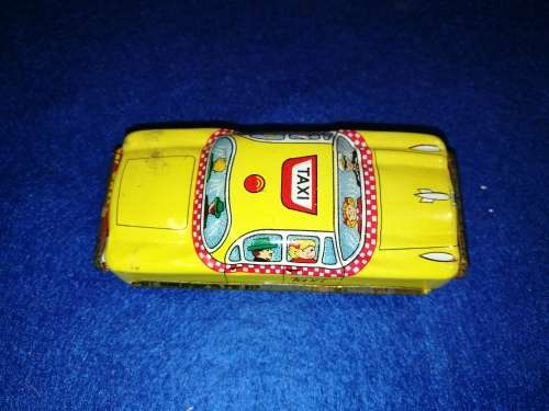 "taxi" tin model car
