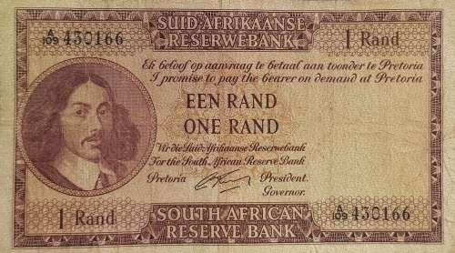 5 South African ONE RAND notes, G Rissik