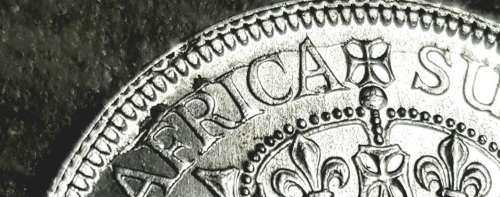 1945 2.5 SHILLING CRACK DIE UNC,HIGHLY SORT AFTER