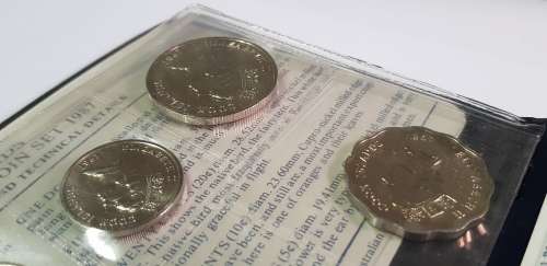 COOK ISLANDS COIN SET ,UNCIRCULATED 1987