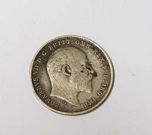 BRITISH 1902 THREEPENCE COIN