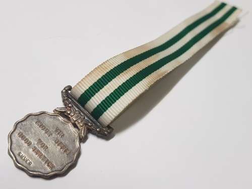 SILWER MEDAL FOR GOOD SERVICE