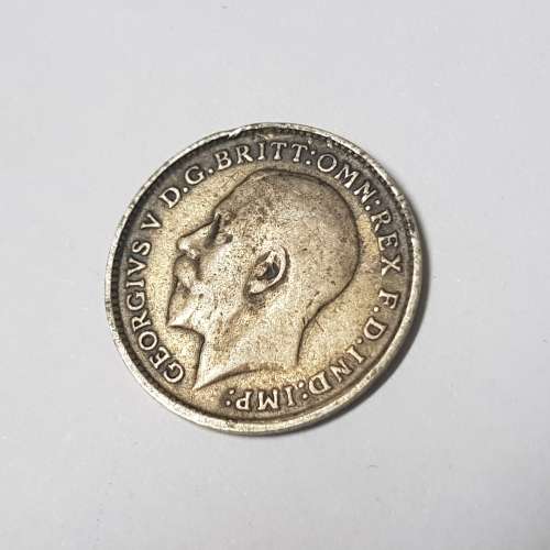 BRITISH 1912 THREEPENCE COIN