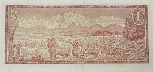 SOUTH AFRICAN ONE RAND BANKNOTE,T.W DE JONGH,188388