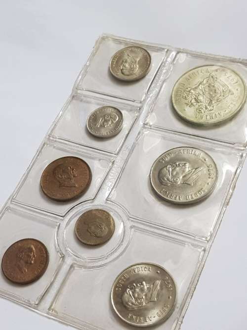 SOUTH AFRICAN UNCIRCULATED COINS,1976