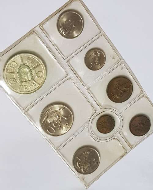 SOUTH AFRICAN UNCIRCULATED COIN SET,1974