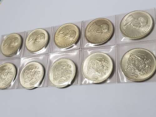 10 IN PERFECT CONDITION ONE RANDS,1969 UNCIRCULATED