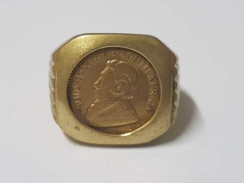 MENS COPPER COIN RING