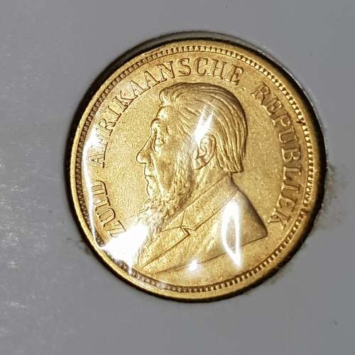 Z.A.R 1/2 GOLD POUND COIN,1895