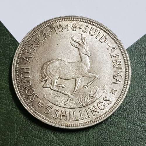 SOUTH AFRICAN 5 SHILLING 1948