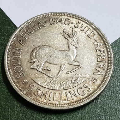 SOUTH AFRICAN 5 SHILLING,1948