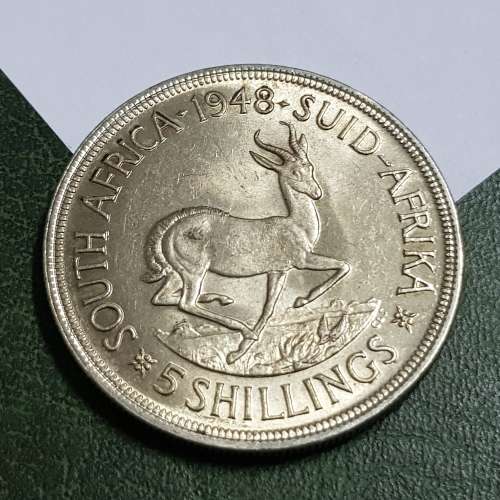 SOUTH AFRICAN 5 SHILLINGS 1948