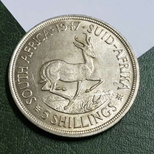 SOUTH AFRICAN 5 SHILLING 1947