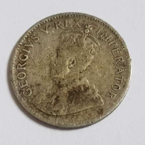 SOUTH AFRICAN THREEPENCE COIN,1936