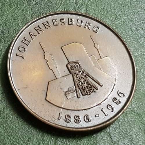 1886-1986 JOHANNESBURG MEDALLION