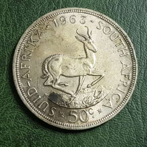 SOUTH AFRICAN 50c 1963