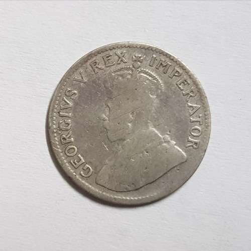 SOUTH AFRICAN THREEPENCE COIN,1925