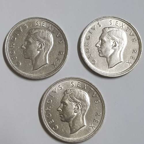 SOUTH AFRICAN 5 SHILLINGS,1949