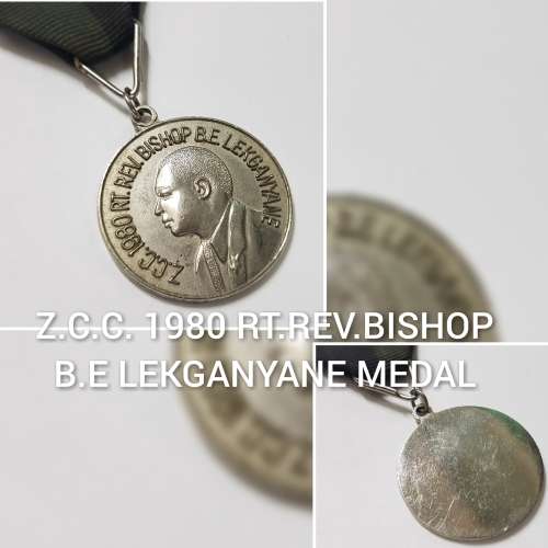Z.C.C 1980 RT.REV.BISHOP LEKGANYANE MEDAL