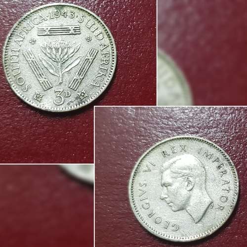 1943 THREEPENCE