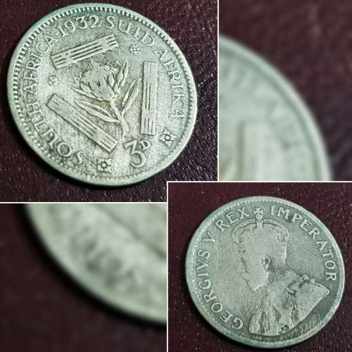 1932 THREEPENCE COIN