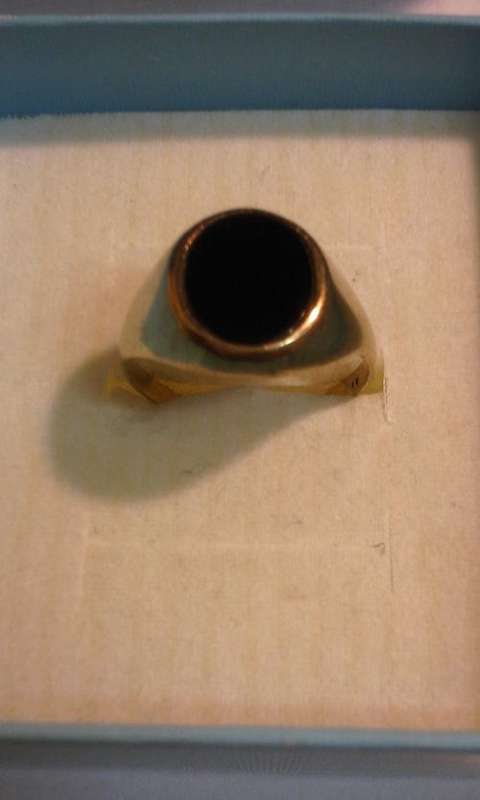 MENS BLACKSTONE RING