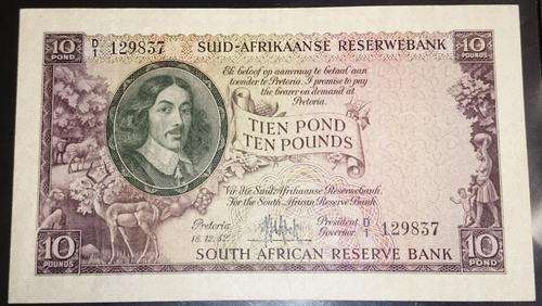 1952 UNC 10 POUND MH DE KOCK