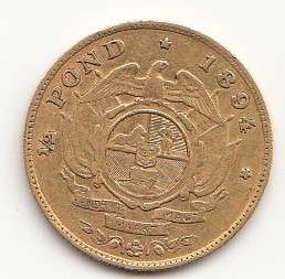 1894 ZAR GOLD HALF POND #####HIGHLY COLLECTIBLE