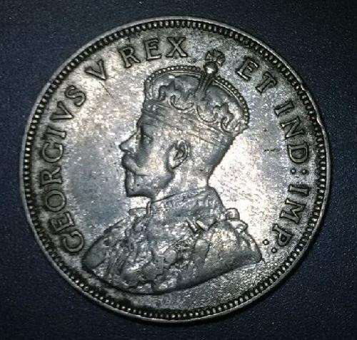 SILVER 1924 EAST AFRICA 1 SHILLING GEORGE V SERIES  @@ LOW START R1 AUCTION