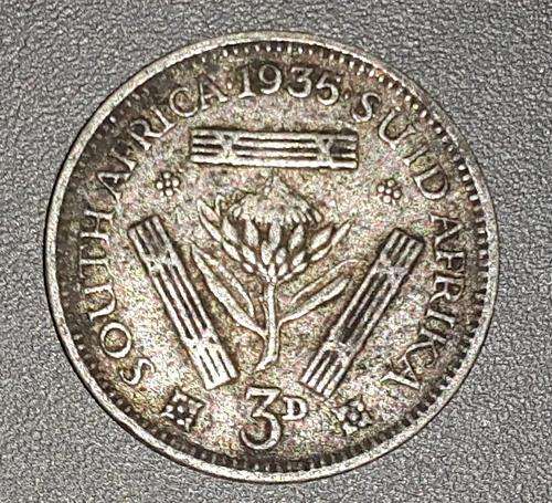 1935 SOUTH AFRICA TIEKIE SILVER