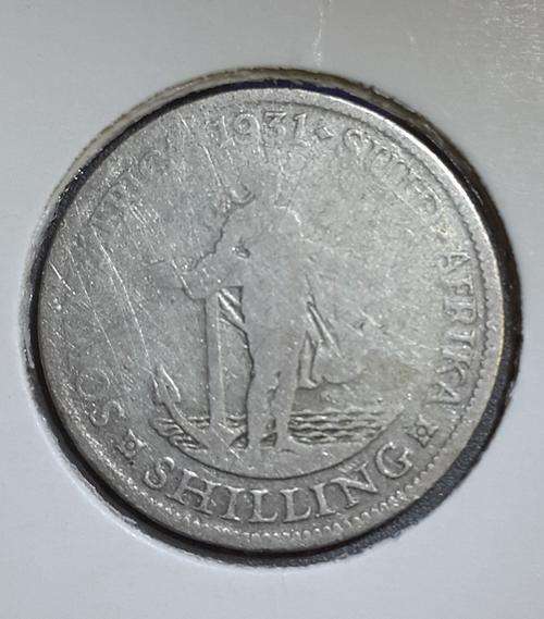1931 SOUTH AFRICA SHILLING SILVER