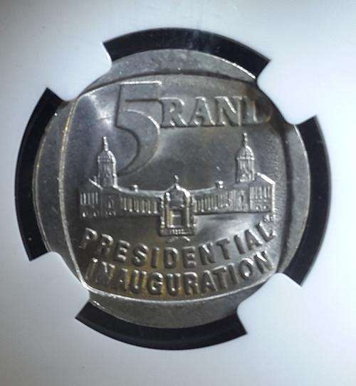 1994 RESIDENTIAL INAUGURATION R5 NGC GRADED MS63@@ LOW START R1 AUCTION