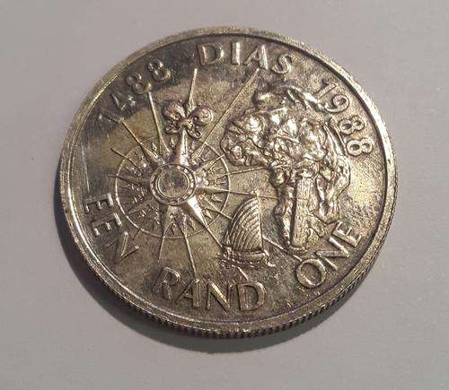 1988 ONE RAND REPUBLIC OF SOUTH AFRICA - SILVER