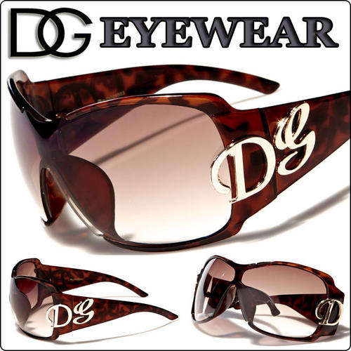 DG Eyewear Womens Celebrity Sunglasses Fashion Shades Brown Tortoise Gold
