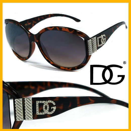 DG Fashion Women Sunglasses Free Pouch - Tortoise DG165