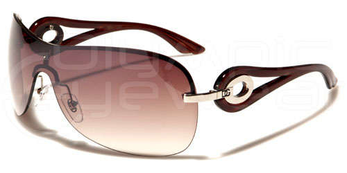 Brown Rimless Womens DG Sunglasses -  Brand New