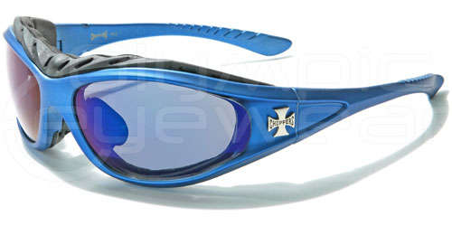 Choppers Biker Sunglasses Motorcycle Goggles Blue