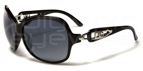 Oversized Womens DG Sunglasses Black -  Brand New
