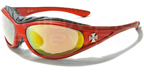 Choppers Biker Sunglasses Motorcycle Goggles RED