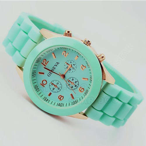 Unisex Geneva Silicone Jelly Gel Quartz Analog Sports Wrist Watch S-M02 Hot