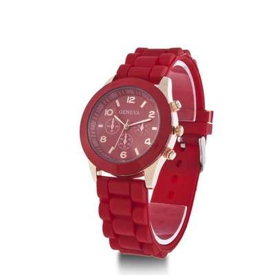 Unisex Geneva Silicone Jelly Gel Quartz Analog Sports Wrist Watch S-M02 Hot
