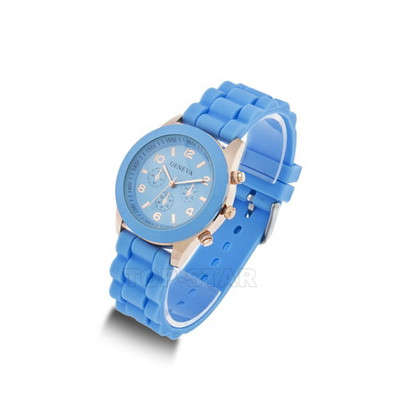 Unisex Geneva Silicone Jelly Gel Quartz Analog Sports Wrist Watch S-M02 Hot