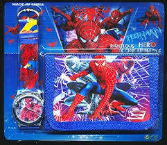 spiderman watch and wallet set