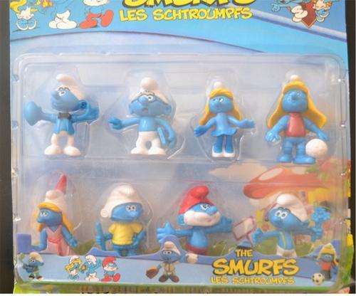 smurfs cake toppers