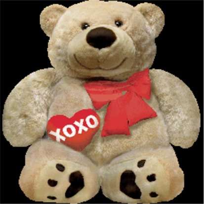 Giant (super shape) Cuddly Bear foil balloon
