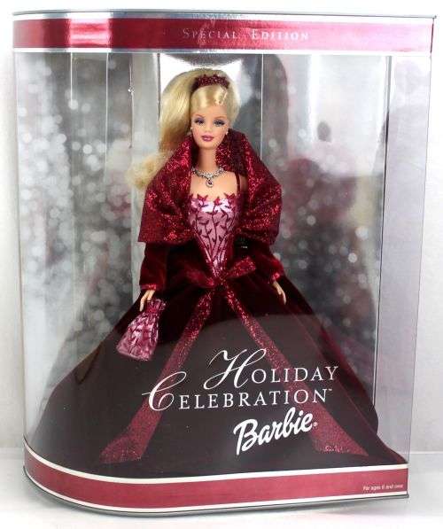 Barbie Collector Special Edition Holiday Celebration Barbie Doll 2002